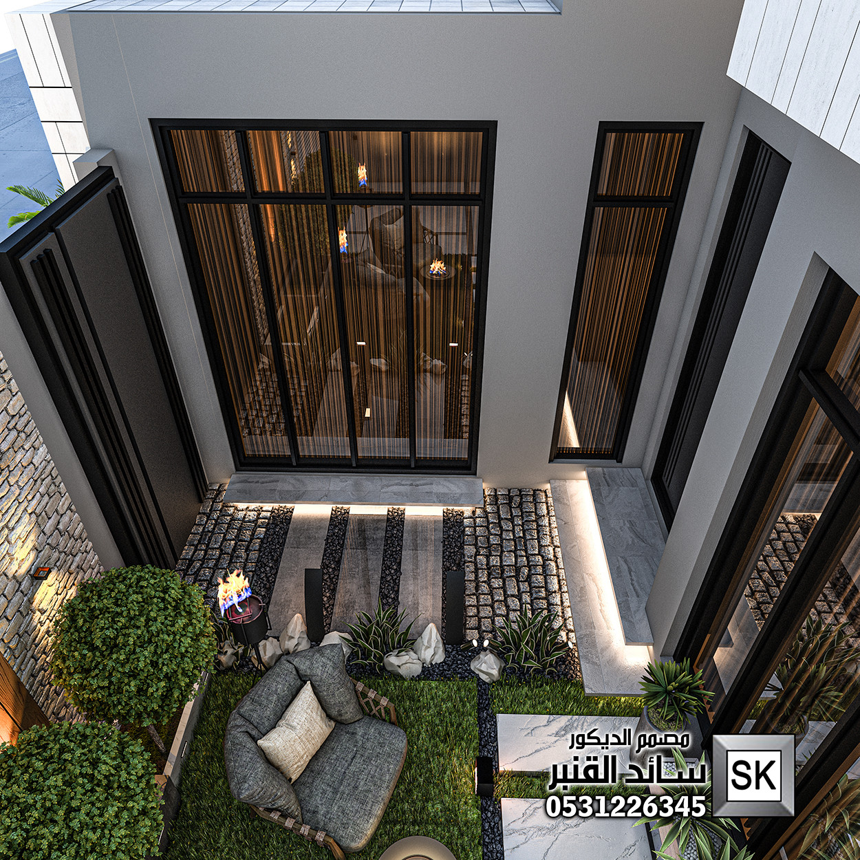 مصمم حدائق في عنيزة