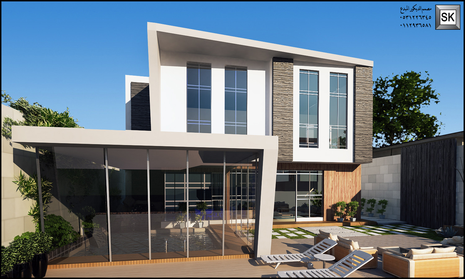 تصميم و تشطيب واجهات خارجية في الدمام