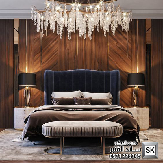 تصميم ديكور غرف نوم رئيسية في السعودية