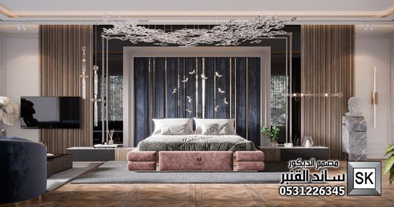 تصميم ديكور غرف نوم فندقية في الدمام