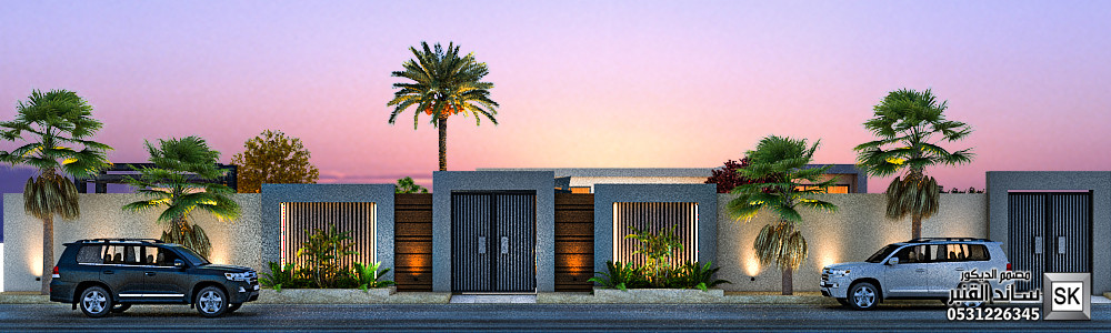 تصميم إستراحات فخمة في الرياض