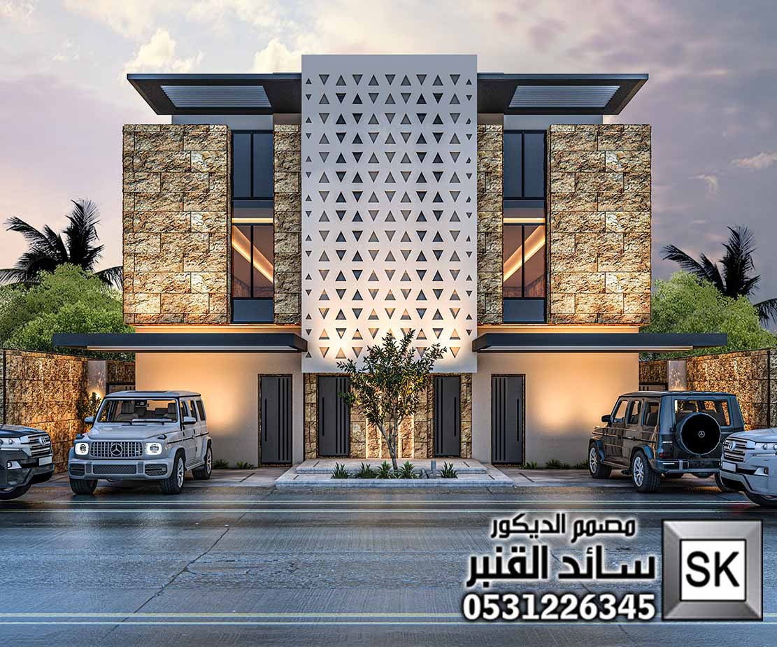 تاون هاوس فاخر من أعمال المصمم سائد القنبر