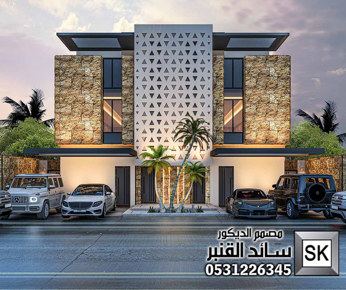 تاون هاوس فاخر من أعمال المصمم سائد القنبر