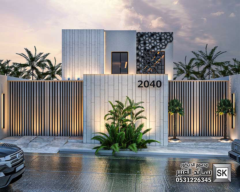 واجهات قمة الفخامة في الرياض من أعمال مصمم الديكور سائد القنبر