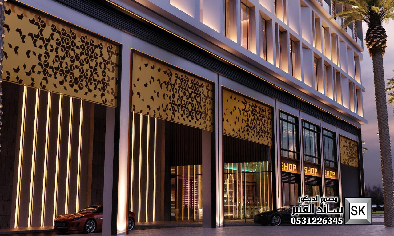 تصميم مولات و مراكز تجارية و محلات في الرياض