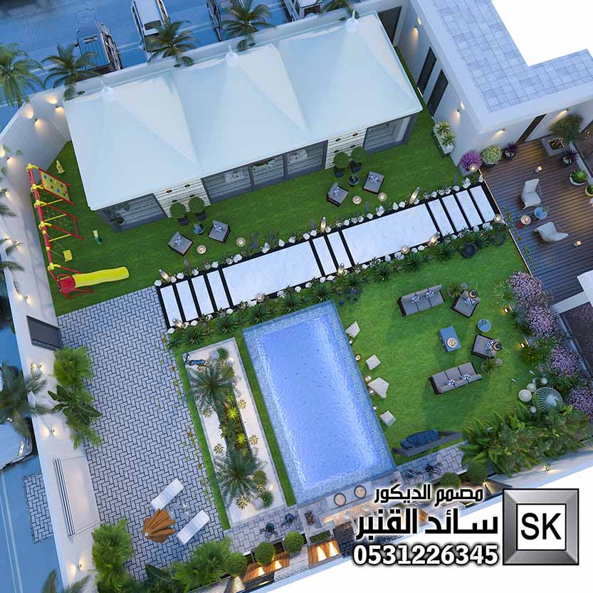 مصمم إستراحات في الرياض