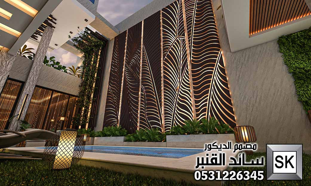 مصمم الحدائق سائد القنبر