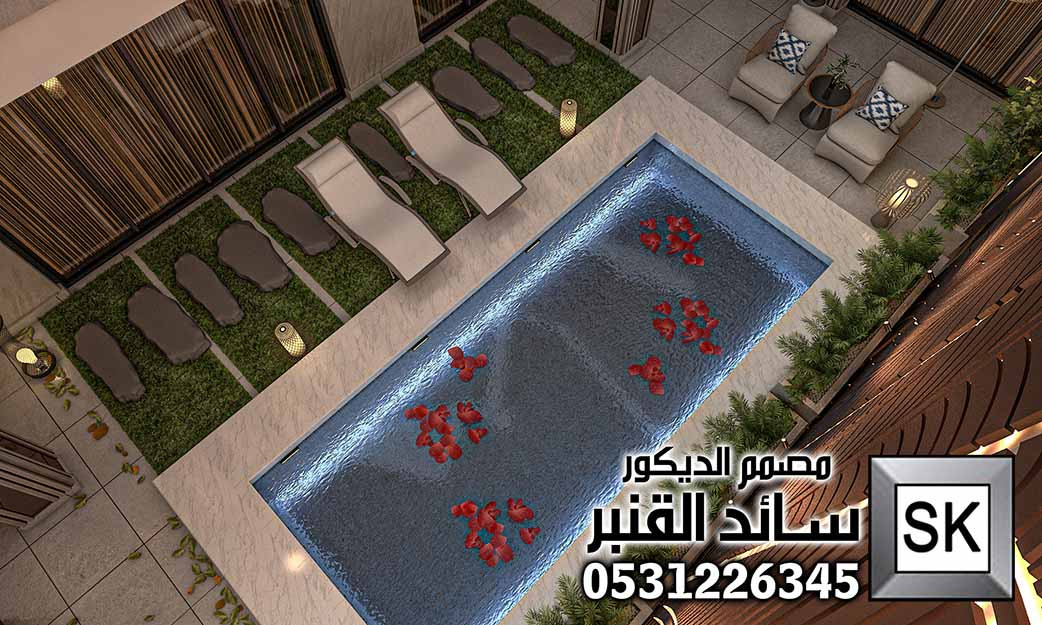 مصمم الحدائق سائد القنبر