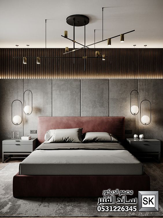 تصميم و تشطيب ديكور داخلي غرف نوم رئيسية في جدة