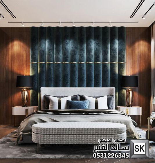 تصميم و تشطيب ديكور داخلي غرف نوم رئيسية في جدة