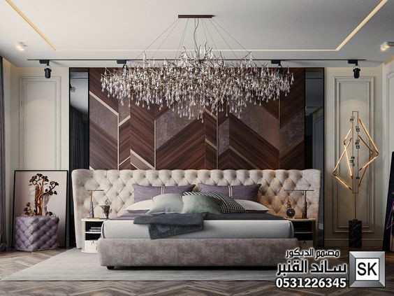 غرف نوم فندقية  في الرياض من أعمال مصمم الديكور الداخلي سائد القنبر