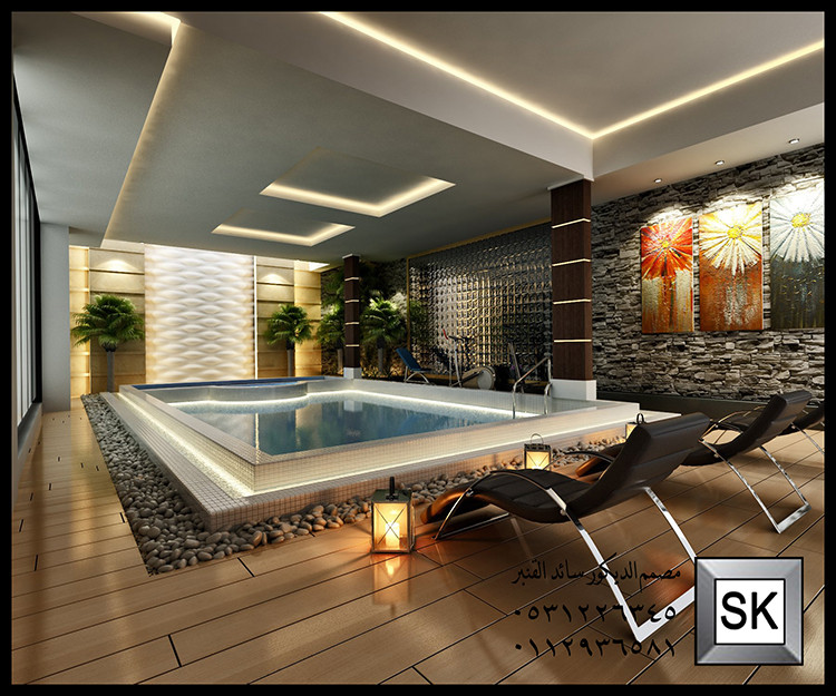 ديكور داخلي قبو ترفيهي في المدينة المنورة من أعمال مصمم الديكور سائد القنبر