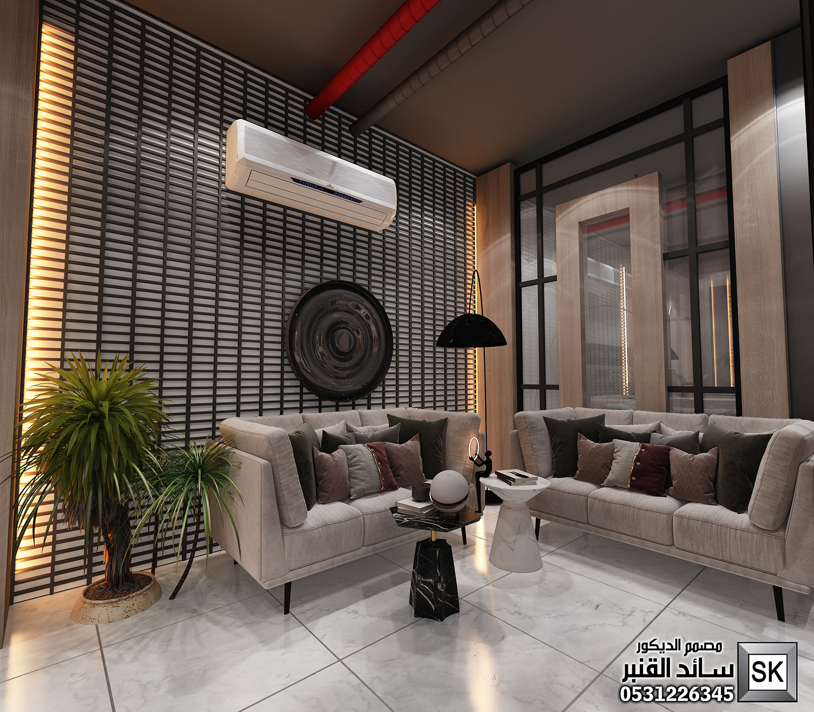 تصميم و تنفيذ صالونات تجميل و سبا و حمام مغربي في الرياض من أعمال مصمم الديكور سائد القنبر