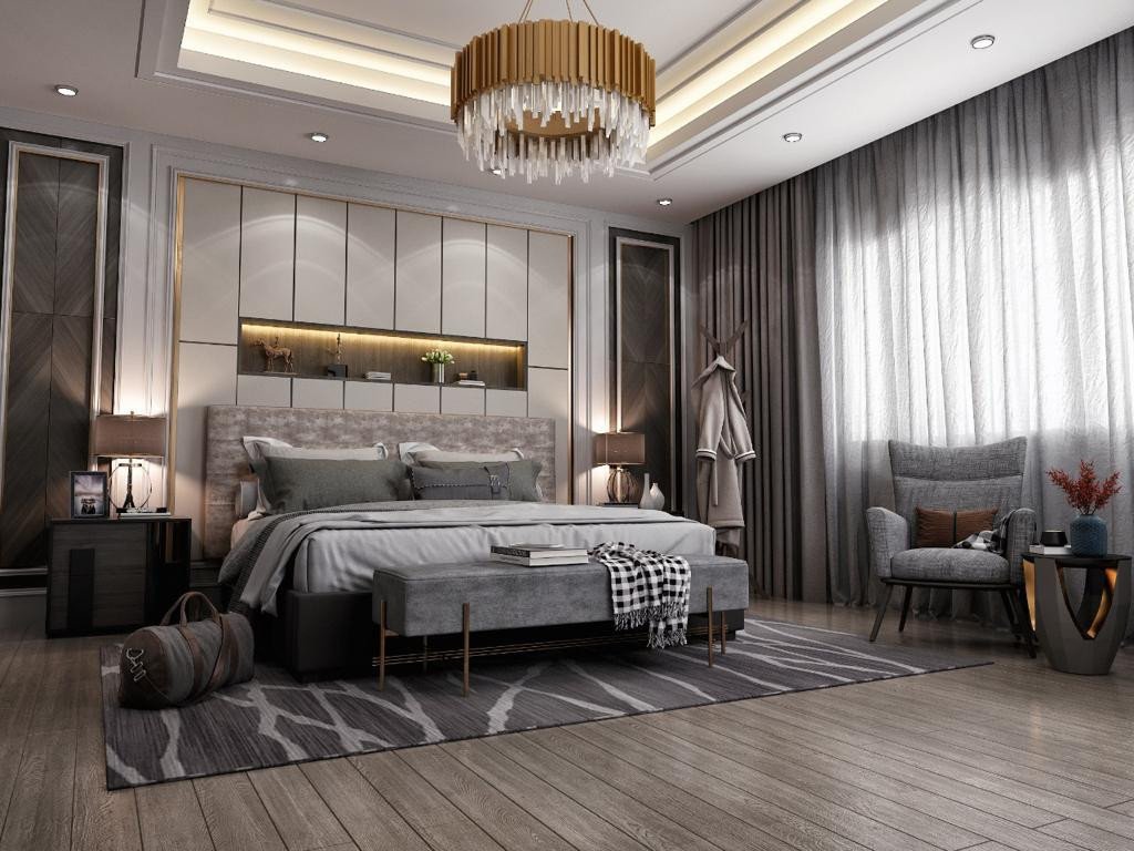 ديكور داخلي كلاسيك مجالس و صالات و غرف نوم في الرياض من أعمال مصمم الديكور سائد القنبر