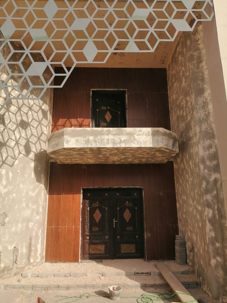 ترميم و تشطيب واجهة و حديقة فيلا فخمة في الرياض 0531226345