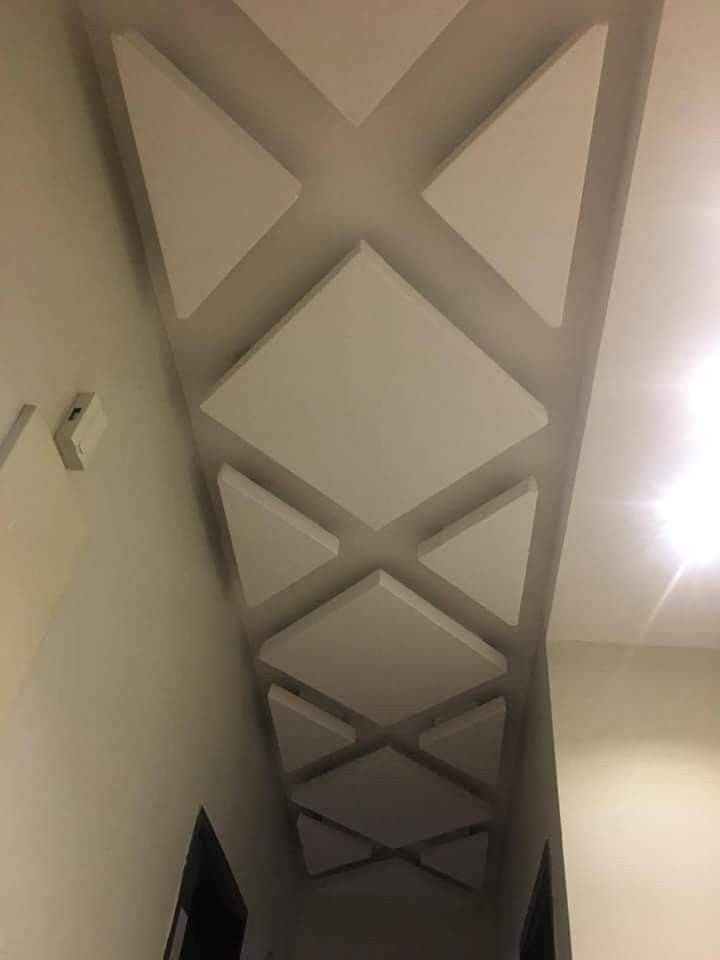 تشطيب جبسمبورد مدة أخضر حديد 6 ملم فشر نحاس شامل تصميم و إشراف و ضريبة في الرياض المتر 50 ريال