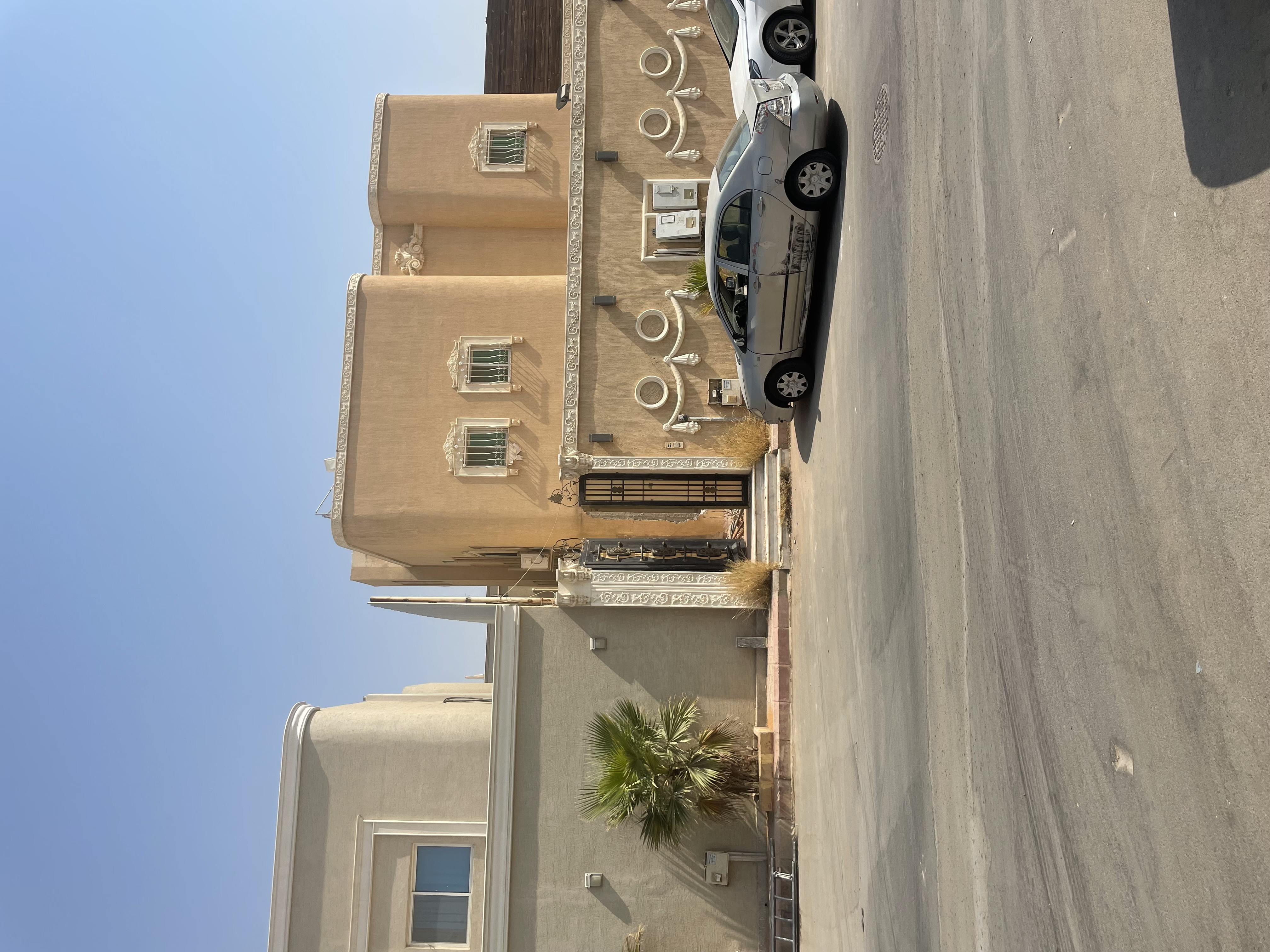 ترميم واجهات فلل تكسيات رخام ترفنتينو و بروفايل عسيب و إسمنت بورد في الرياض 0531226345