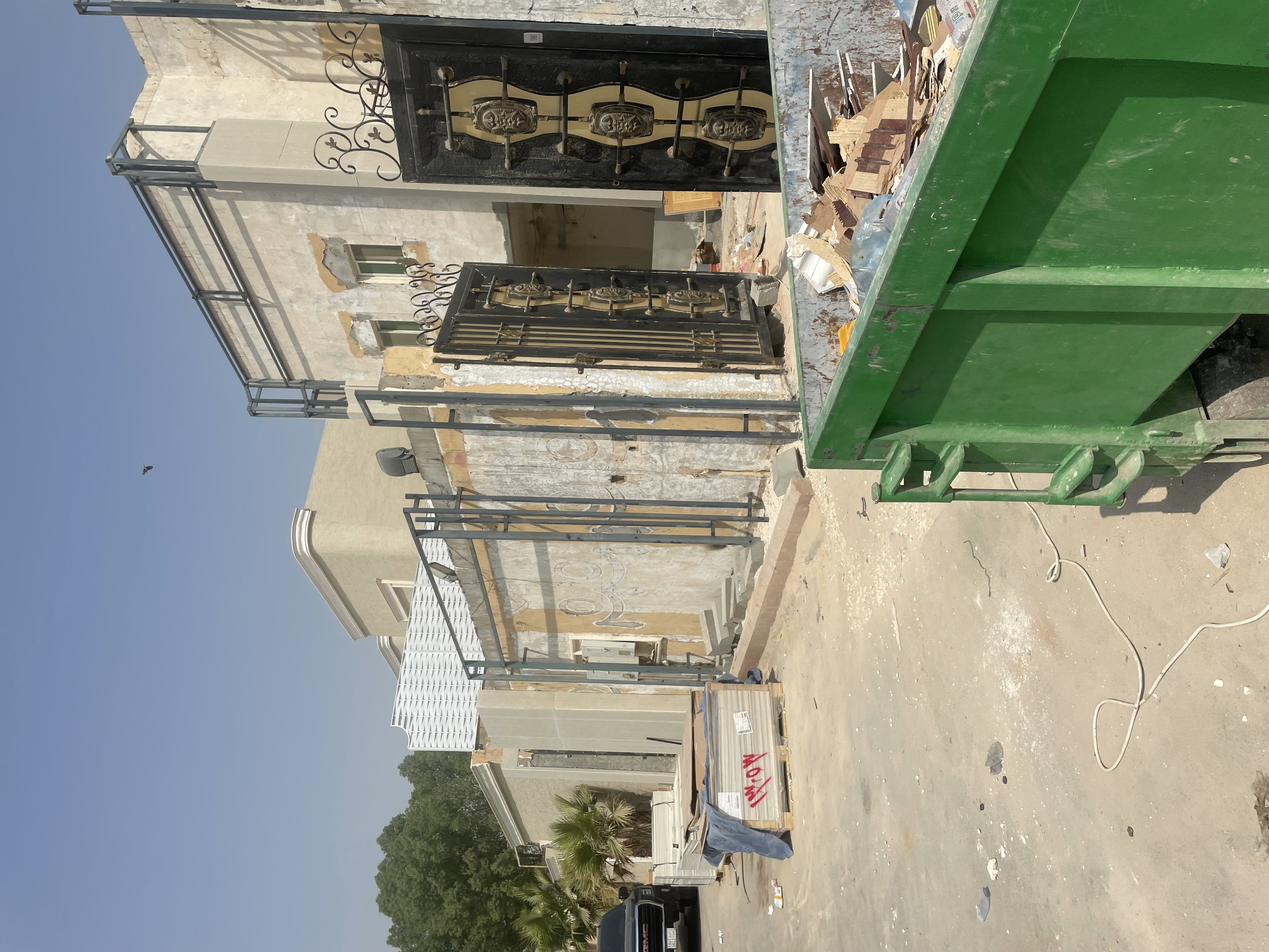 ترميم واجهات فلل تكسيات رخام ترفنتينو و بروفايل عسيب و إسمنت بورد في الرياض 0531226345