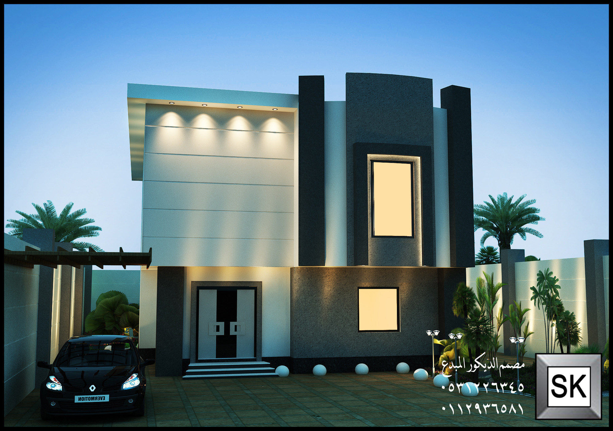 تشطيب واجهات فلل و قصور في الرياض 0531226345