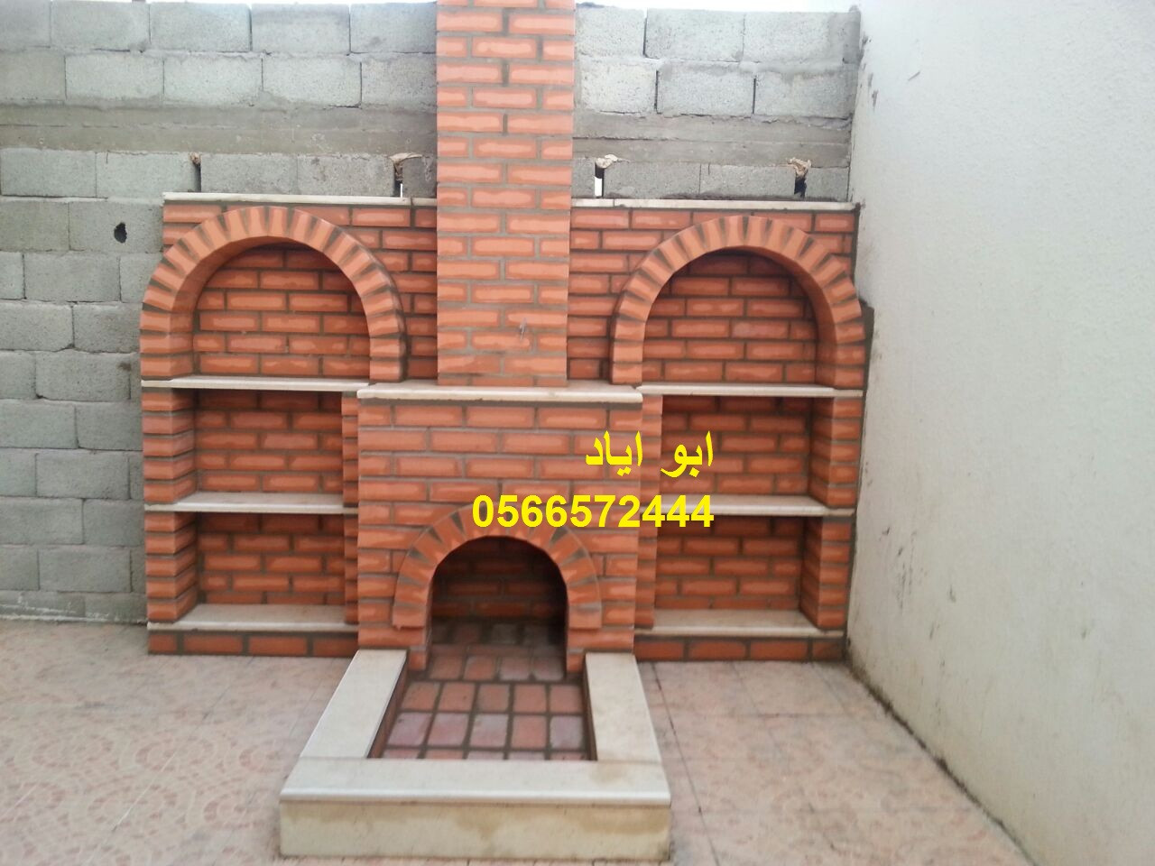 مشبات طوب بتصاميم فخمة تناسب المجالس والفلل، تنفيذ مشبات طوب بشكل احترافي