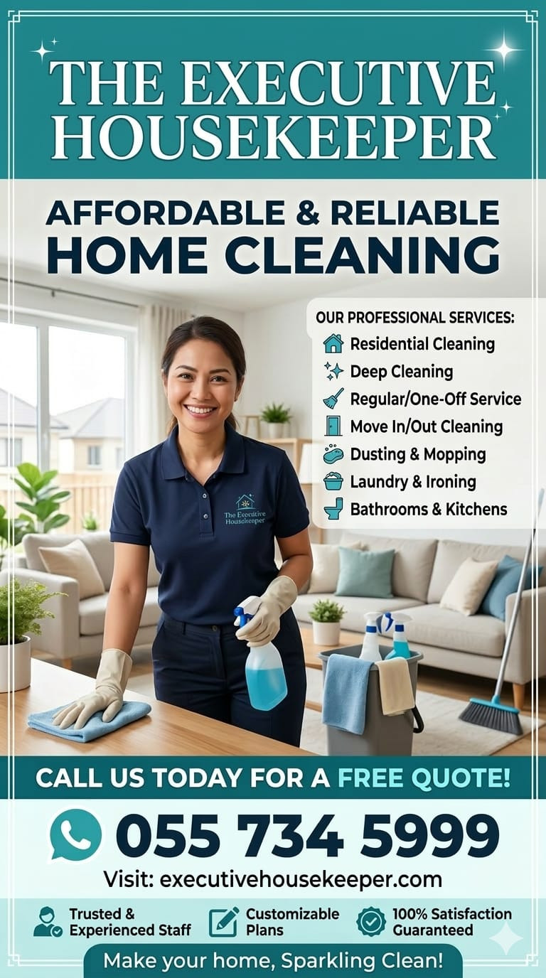 The Executive Housekeeper - Your Premium Home Cleaning partner