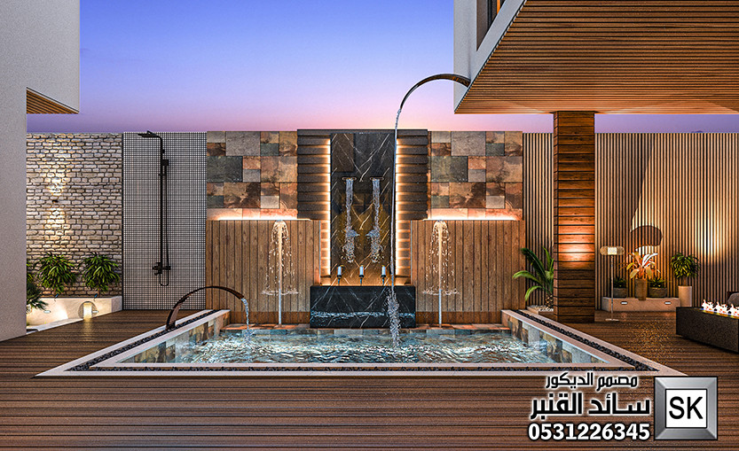 لاندسكيب منزلي فاخر في الرياض 0531226345