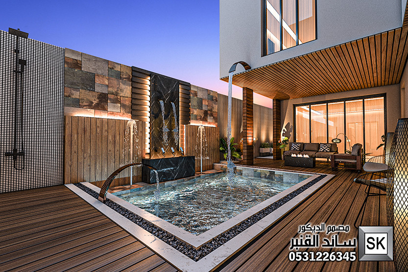 لاندسكيب منزلي فاخر في الرياض 0531226345