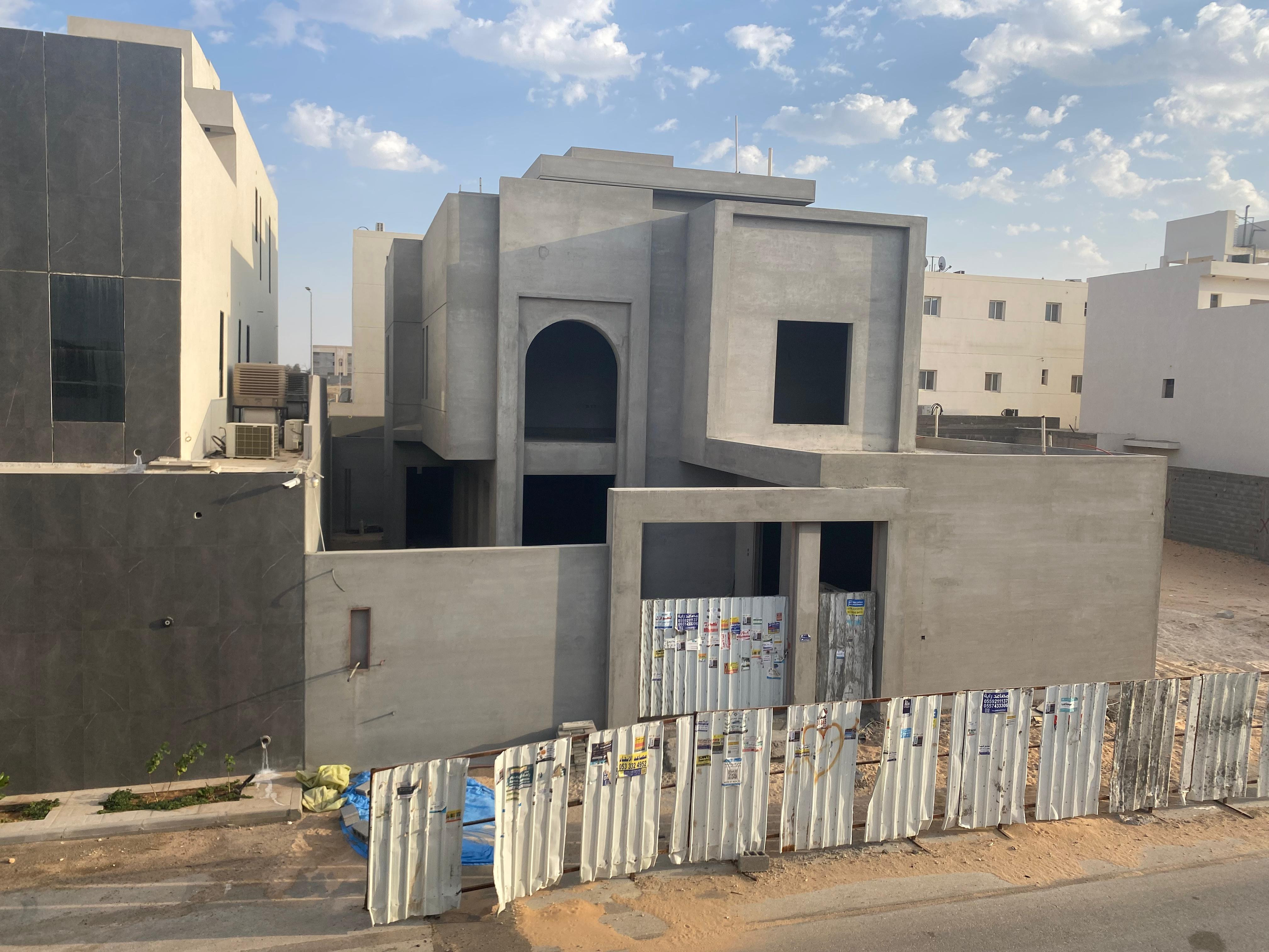 تصميم و تشطيب واجهة قصر مصغر في الرياض 0531226345