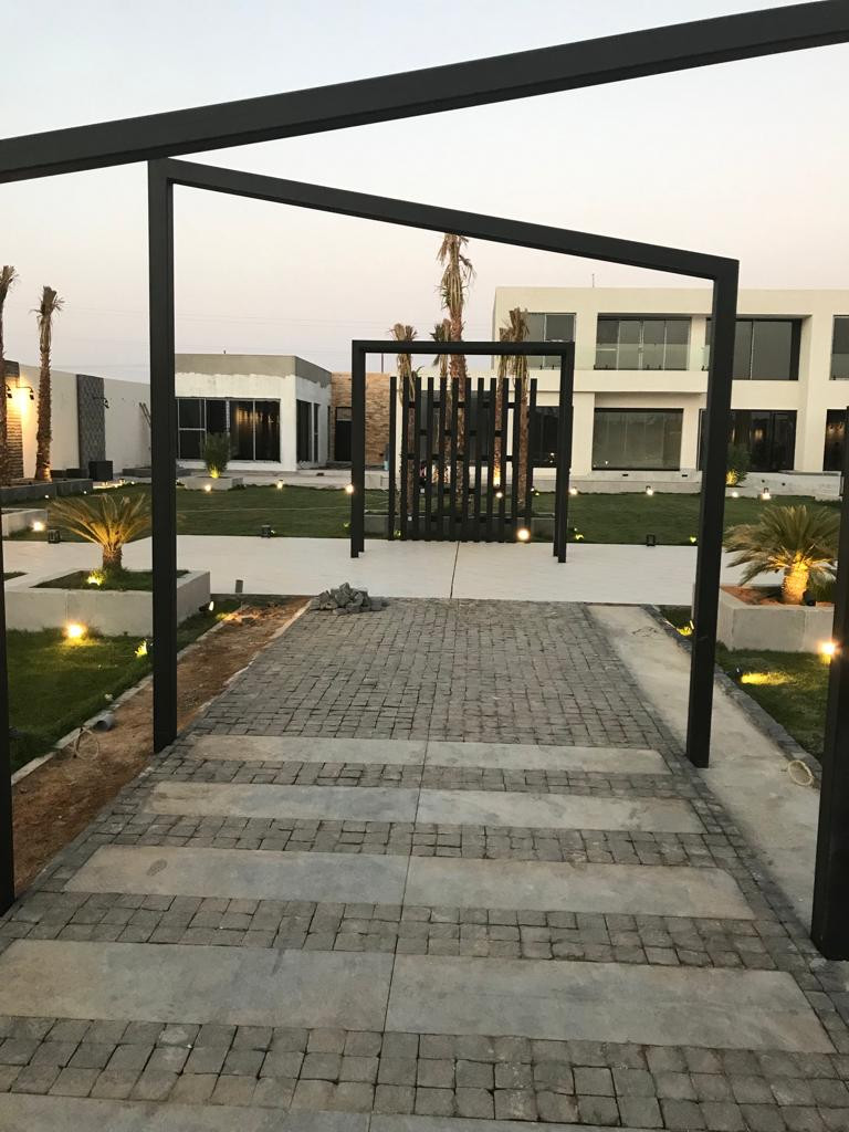 تشطيب لاندسكيب إستراحات و مزارع في الرياض 0531226345