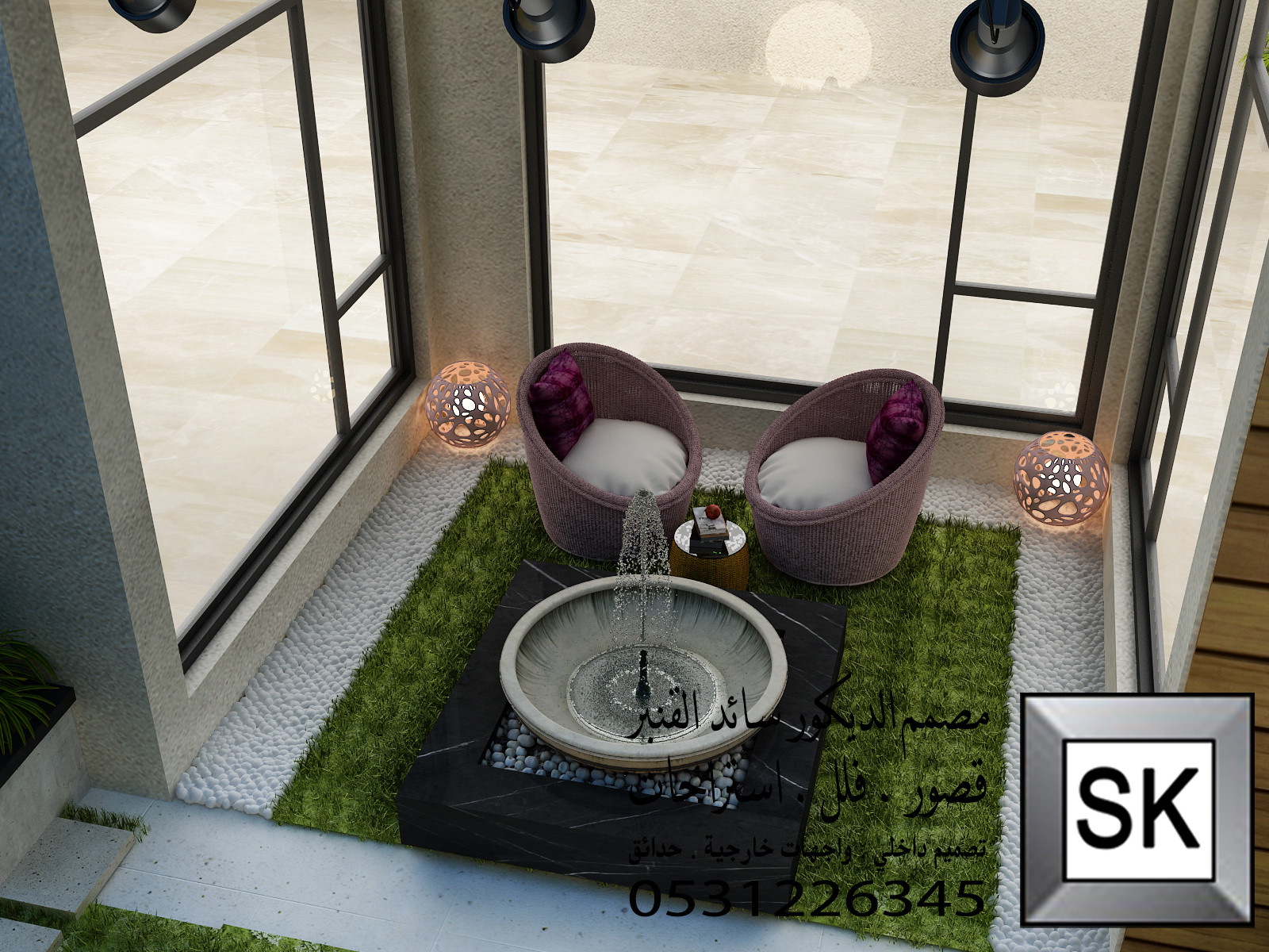 مصمم لاندسكيب منزلي في جدة 0531226345