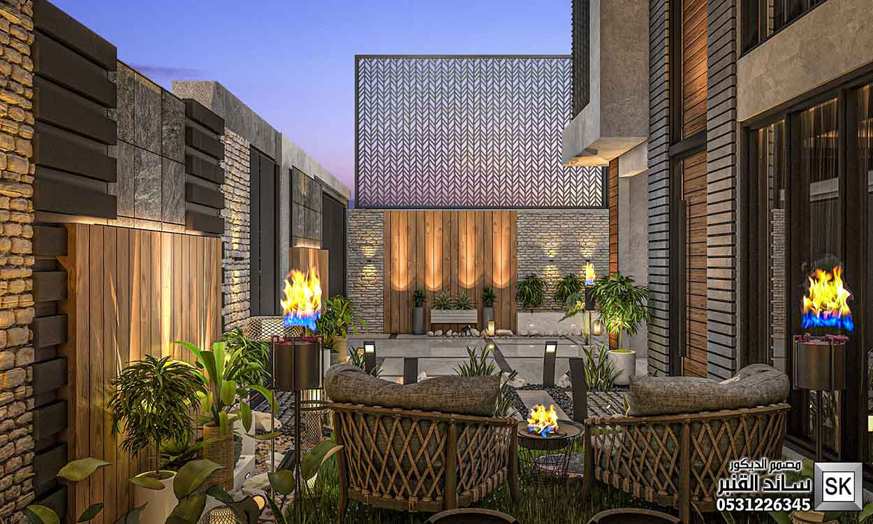 تصميم و تشطيب حدائق منزلية في الرياض 0531226345