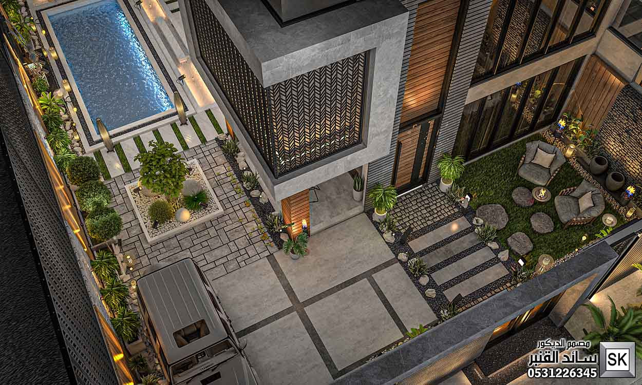 تصميم و تشطيب حدائق منزلية في الرياض 0531226345