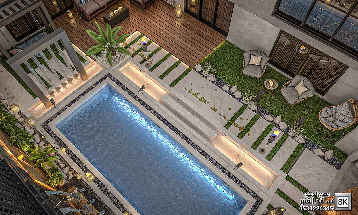 تصميم و تشطيب حدائق منزلية في الرياض 0531226345