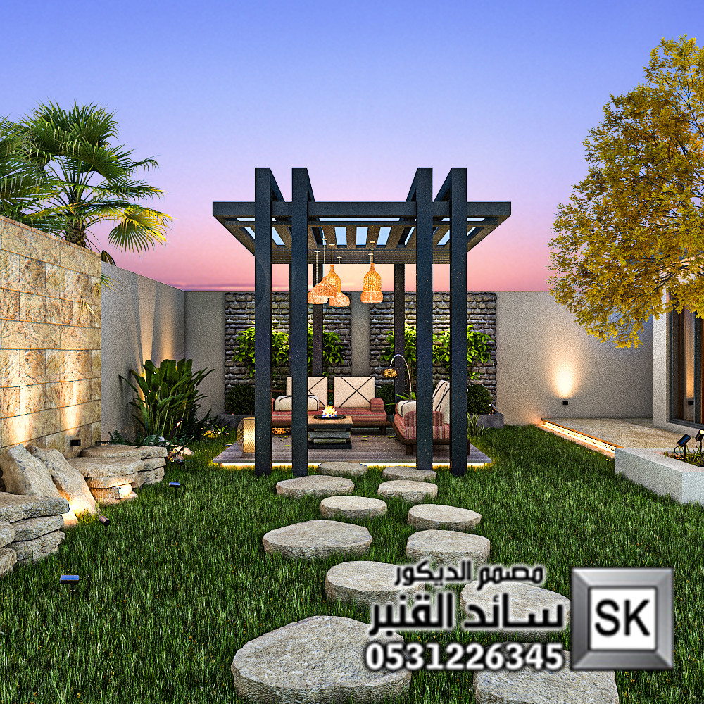 مصمم لاندسكيب إستراحات و مزارع في الرياض 0531226345