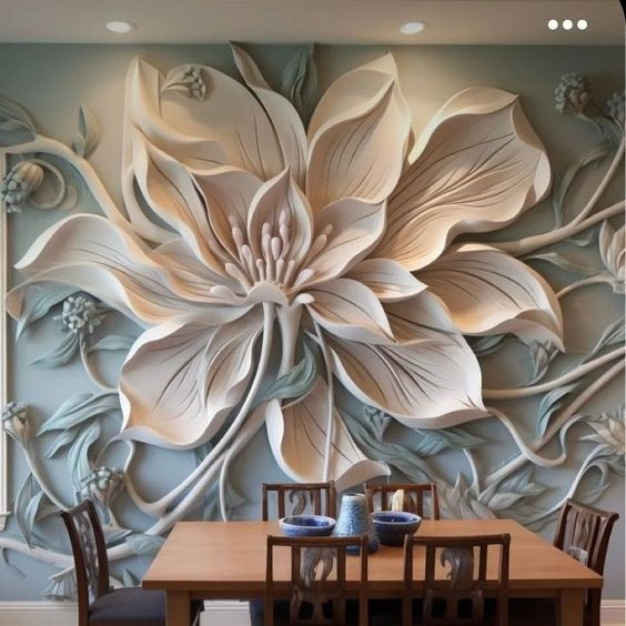 تشطيب جدران خشب حفر ثري دي فاخر في الرياض 0531226345