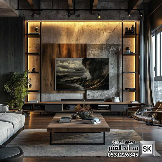 تشطيب جدران تلفاز في الرياض 0531226345