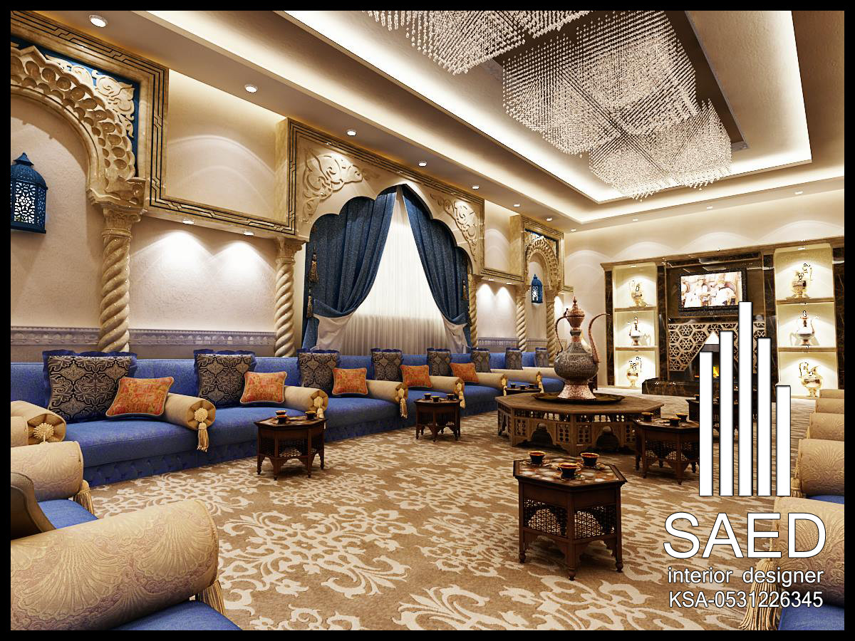 تصميم و تشطيب مجالس مغربية و أندلسية في الرياض 0531226345