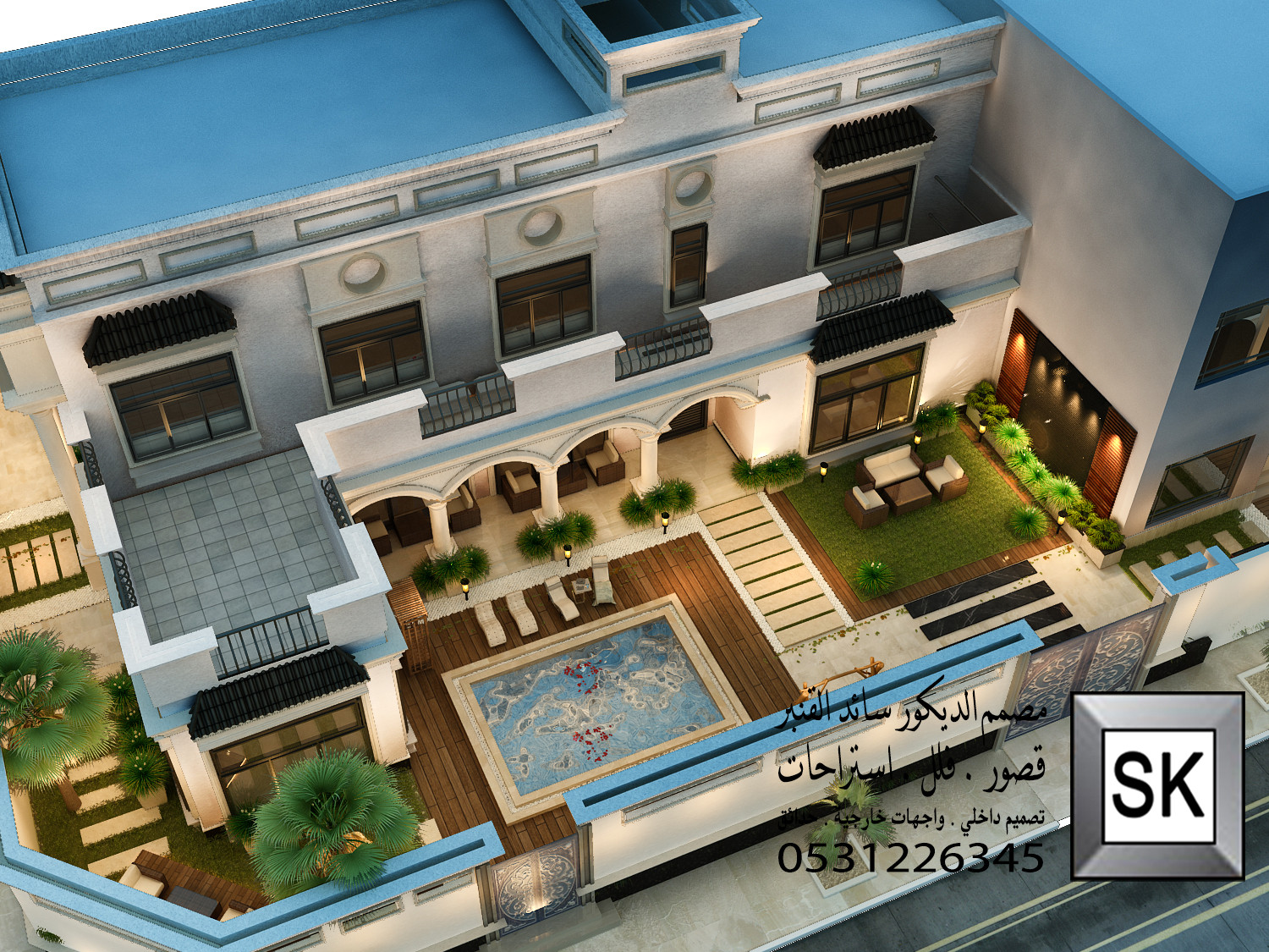 مصمم حدائق في الرياض 0531226345