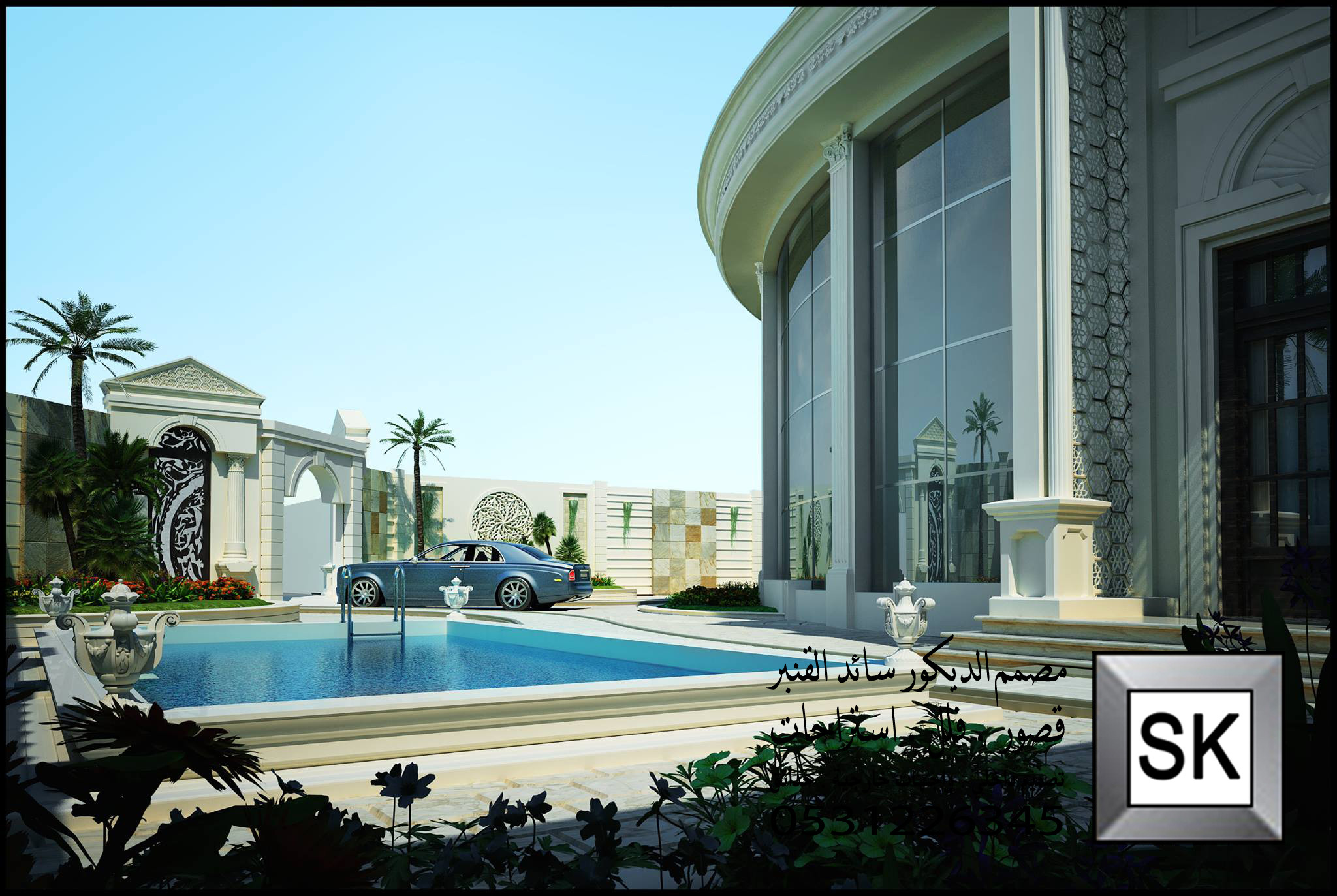 تشطيب واجهات خارجية حجر في الرياض 0531226345