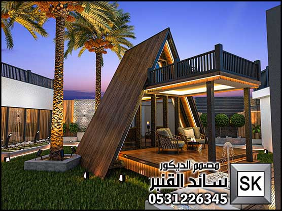 مصمم لاندسكيب مزارع و شاليهات محترف في القصيم 0531226345