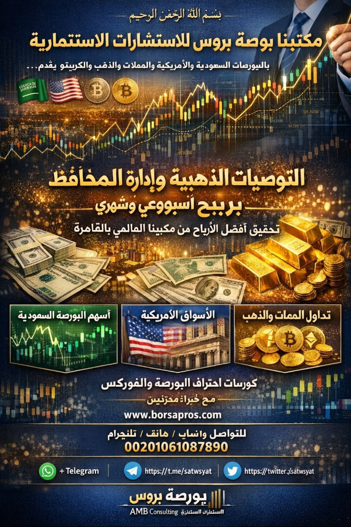توصيات الأسهم الذهبية البورصة السعودية والأمريكية والعملات وإدارة محفظتك