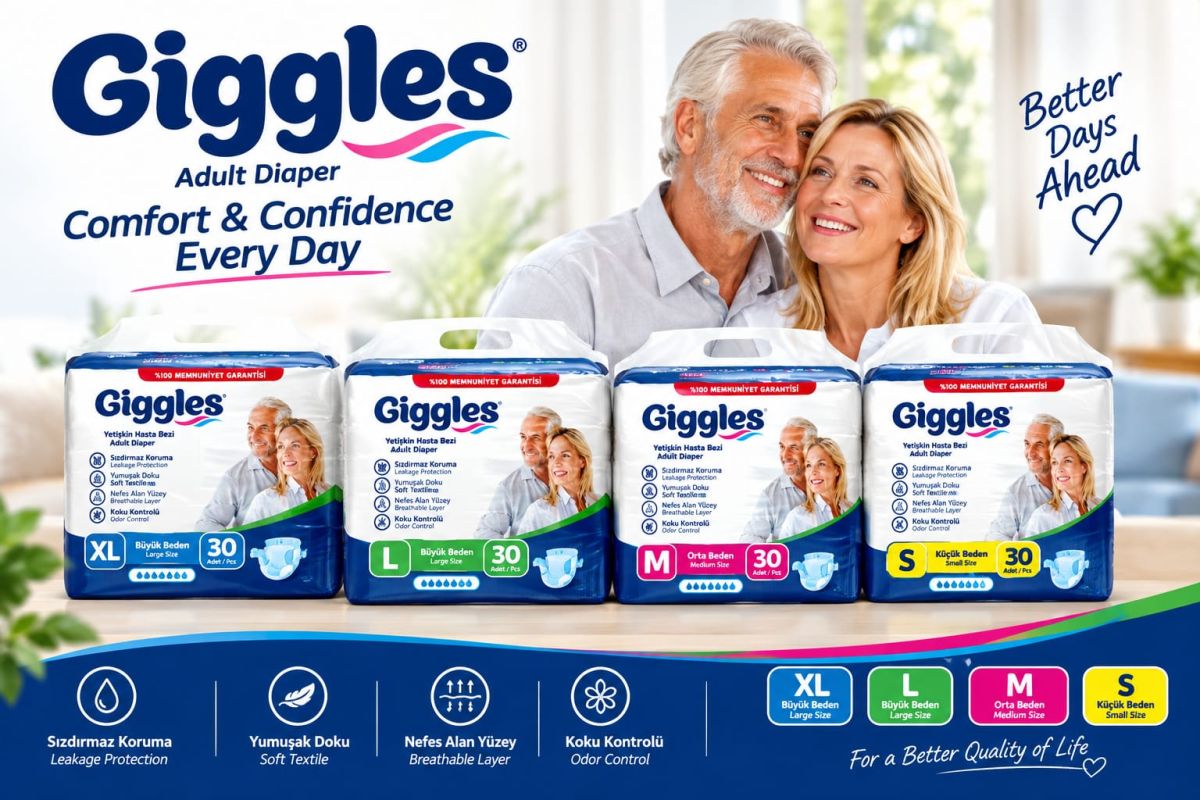 Giggles Adult Diapers & Pants حفايض كبار كلوت و عادي