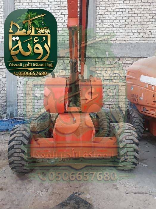 مان لفت 28م للإيجار في رماح والمزاحمية | منصة رفع الأشخاص | Man Lift / Boom Lift