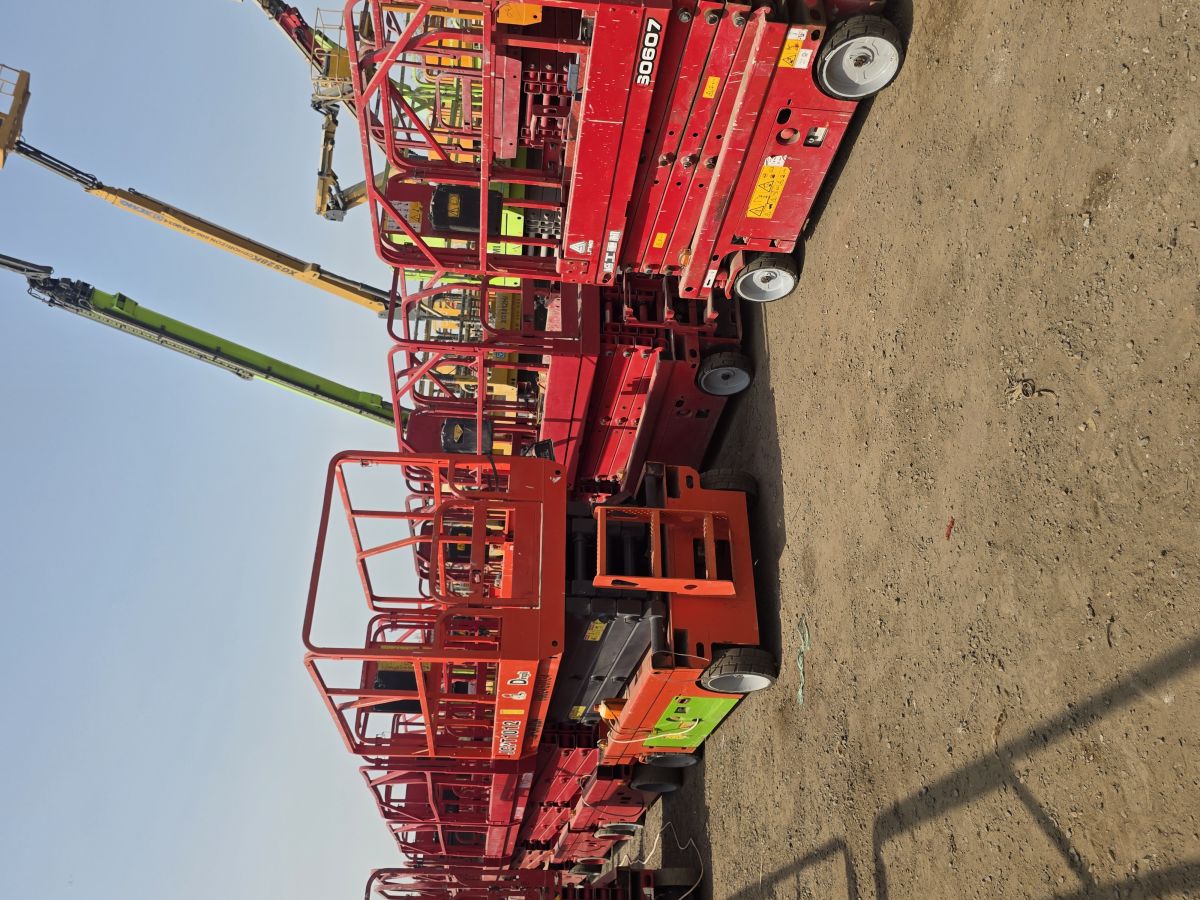 Scissor lift for rent in Jeddah, 12 meters