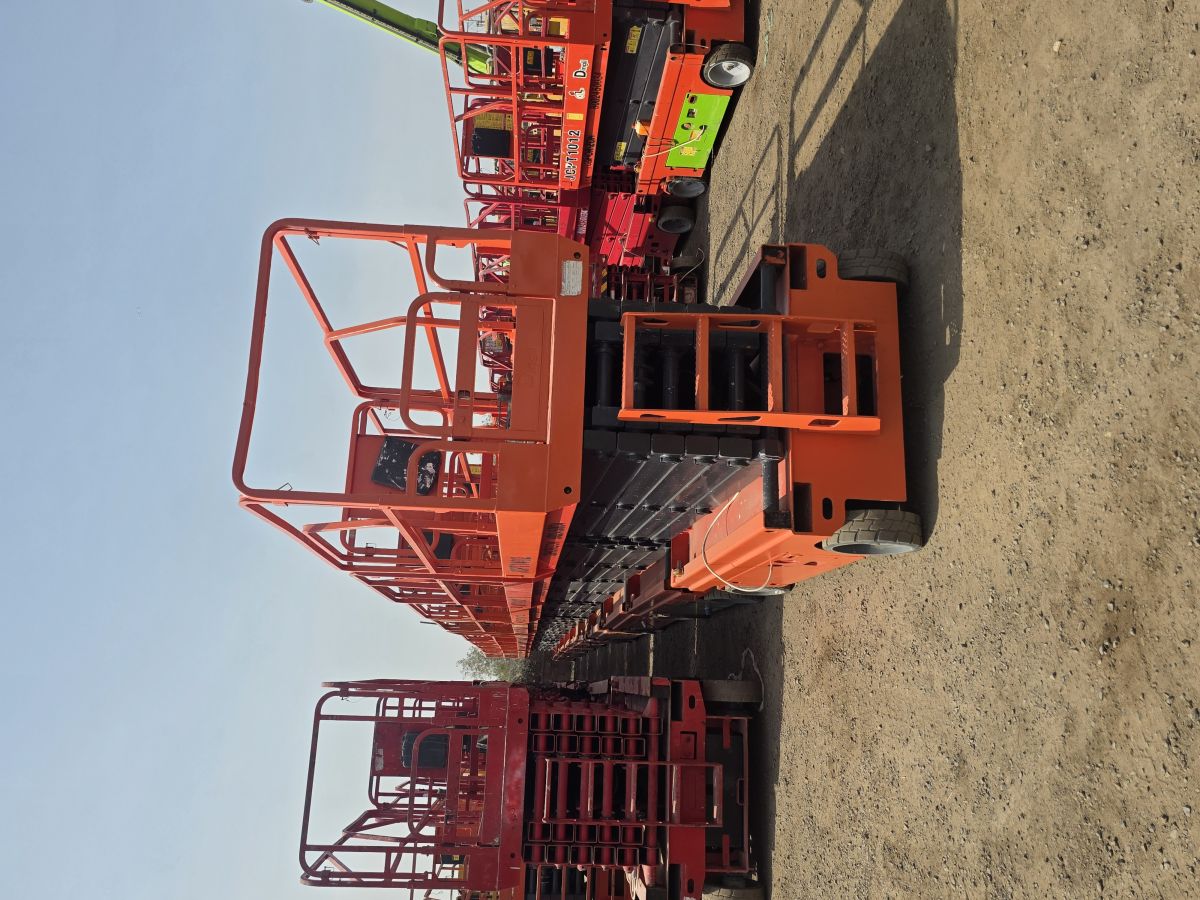 Scissor lift for rent in Jeddah, 12 meters